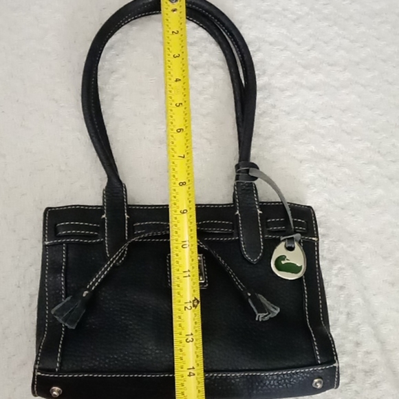 Dooney & Bourke Mini East/West Leather Tassel Tote Purse Bag - Picture 10 of 15